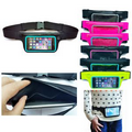 Exercise Runners Waist Belt with Expandable Storage Pouch, Waterproof And Touch Screen Available
